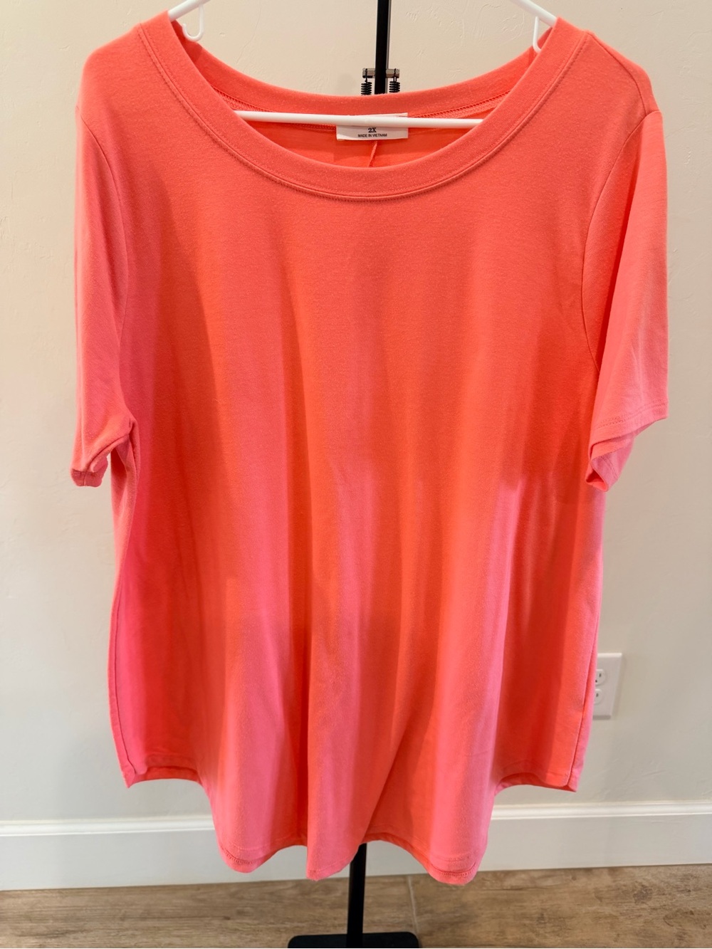 Zenana Coral Basic Tee – Size 2X
